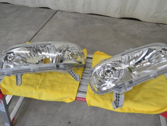 ヘッドライト・コーティング!!