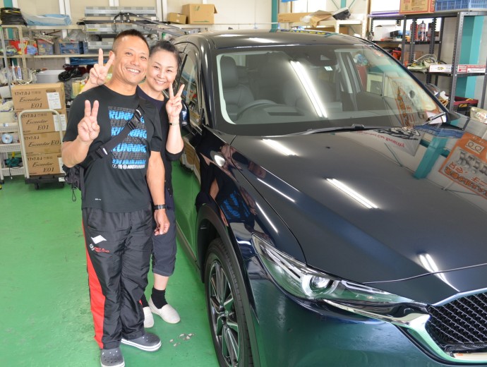 NEW CX-5にコーティング!!