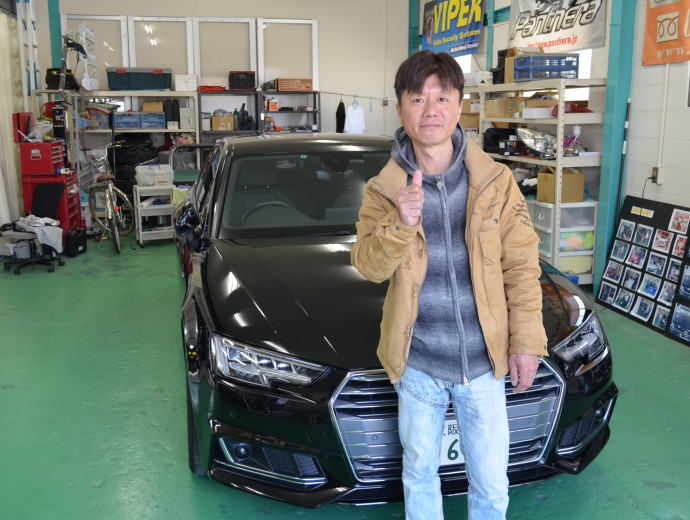 納車記念      アウディ・A4にアルティメットコート‼︎