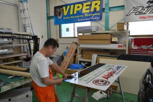 Alphacars看板作り
