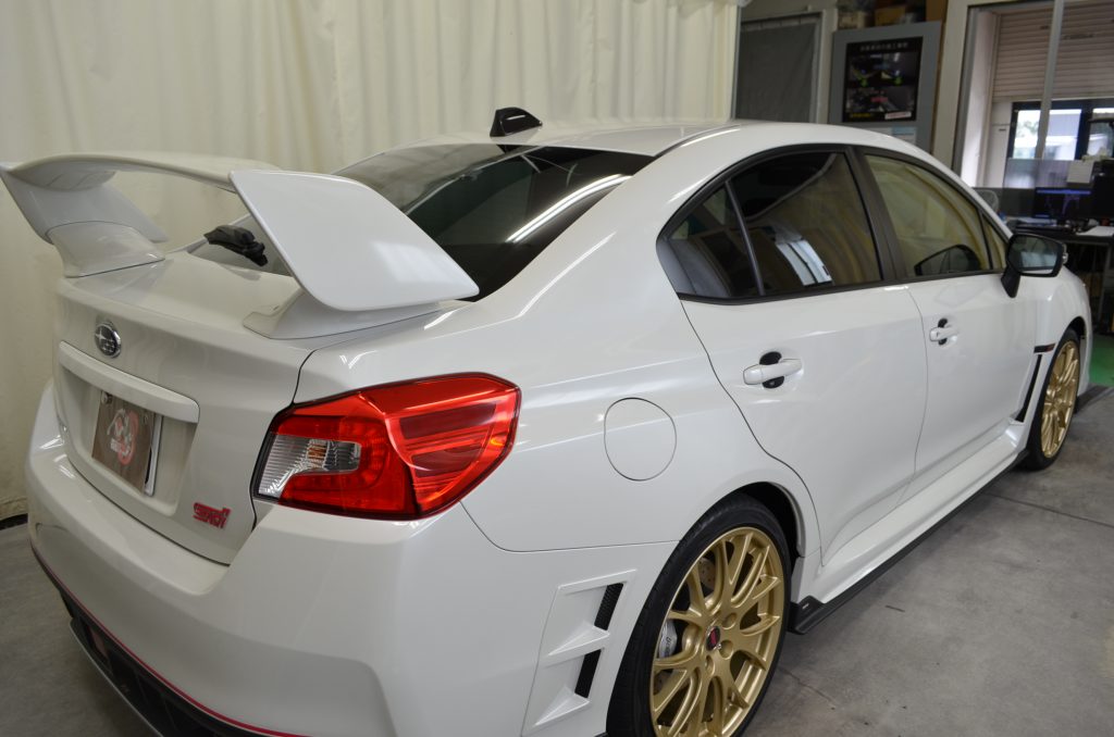 アルファカーズ　スバルWRX STi ホイールコーティング